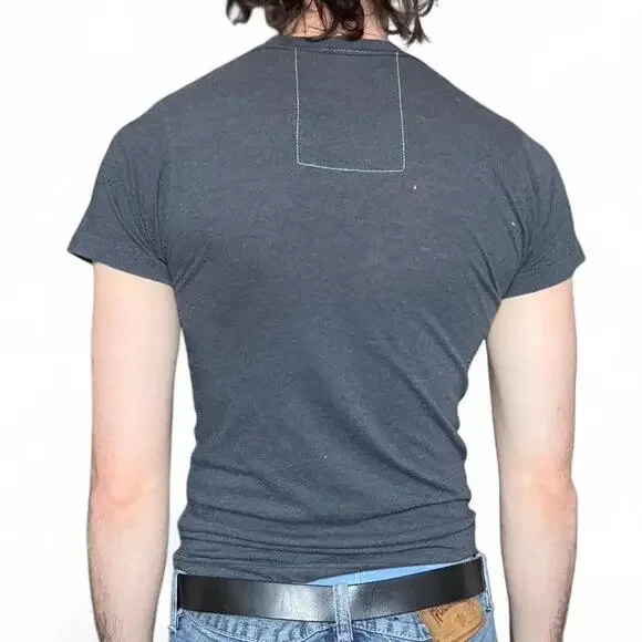 Aviator Nation Women's Grey and Blue Tshirt - Picture 2 of 3